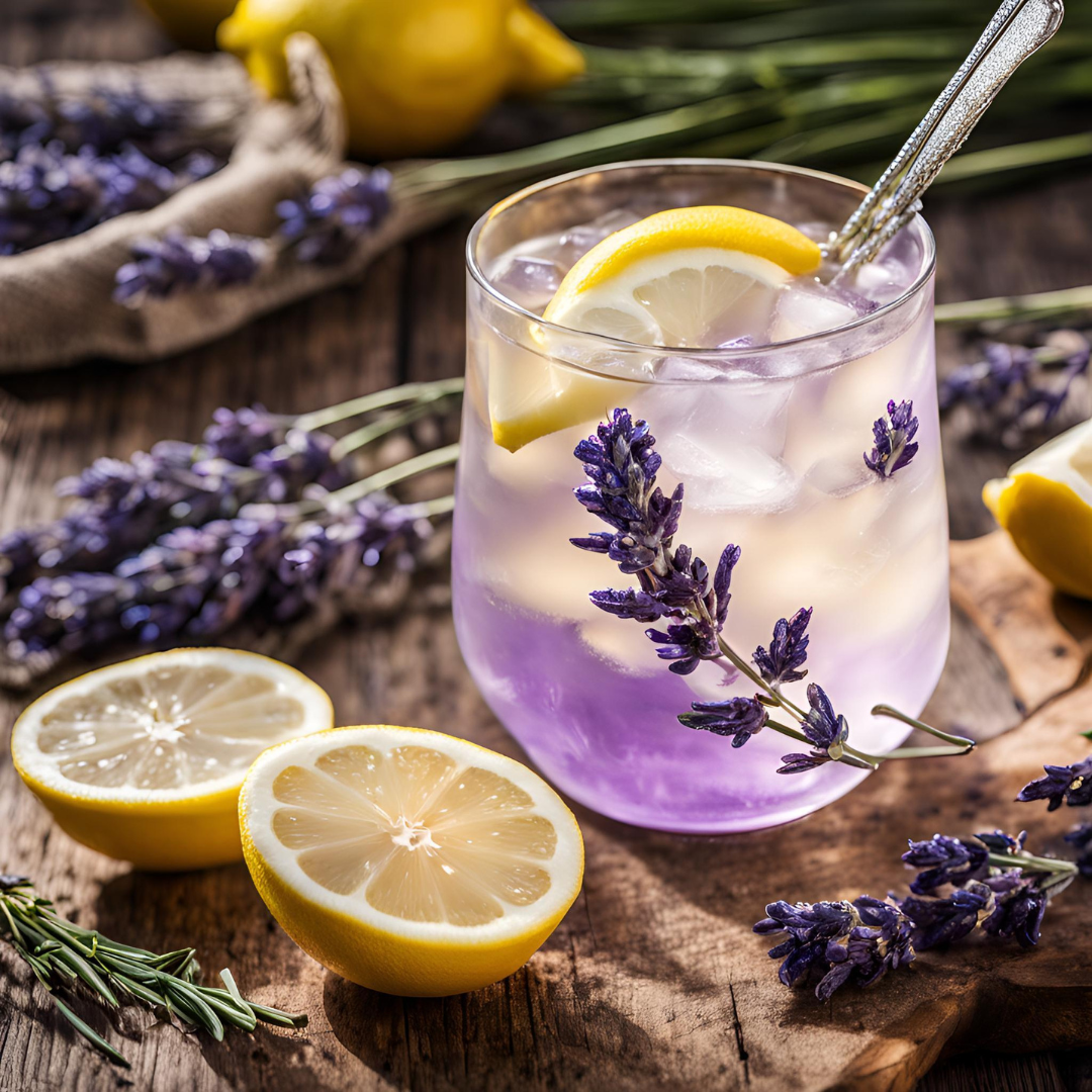 Lavender & Lemon Iced White Tea