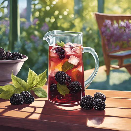 Muddled Blackberry & Sage Iced Tea